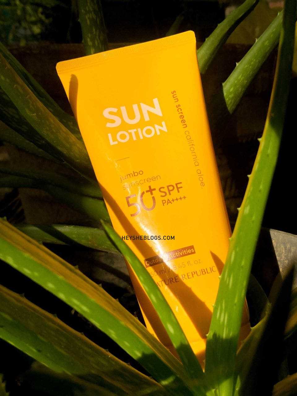 Nature Republic California Aloe Jumbo Sunscreen SPF50+ PA++++ review